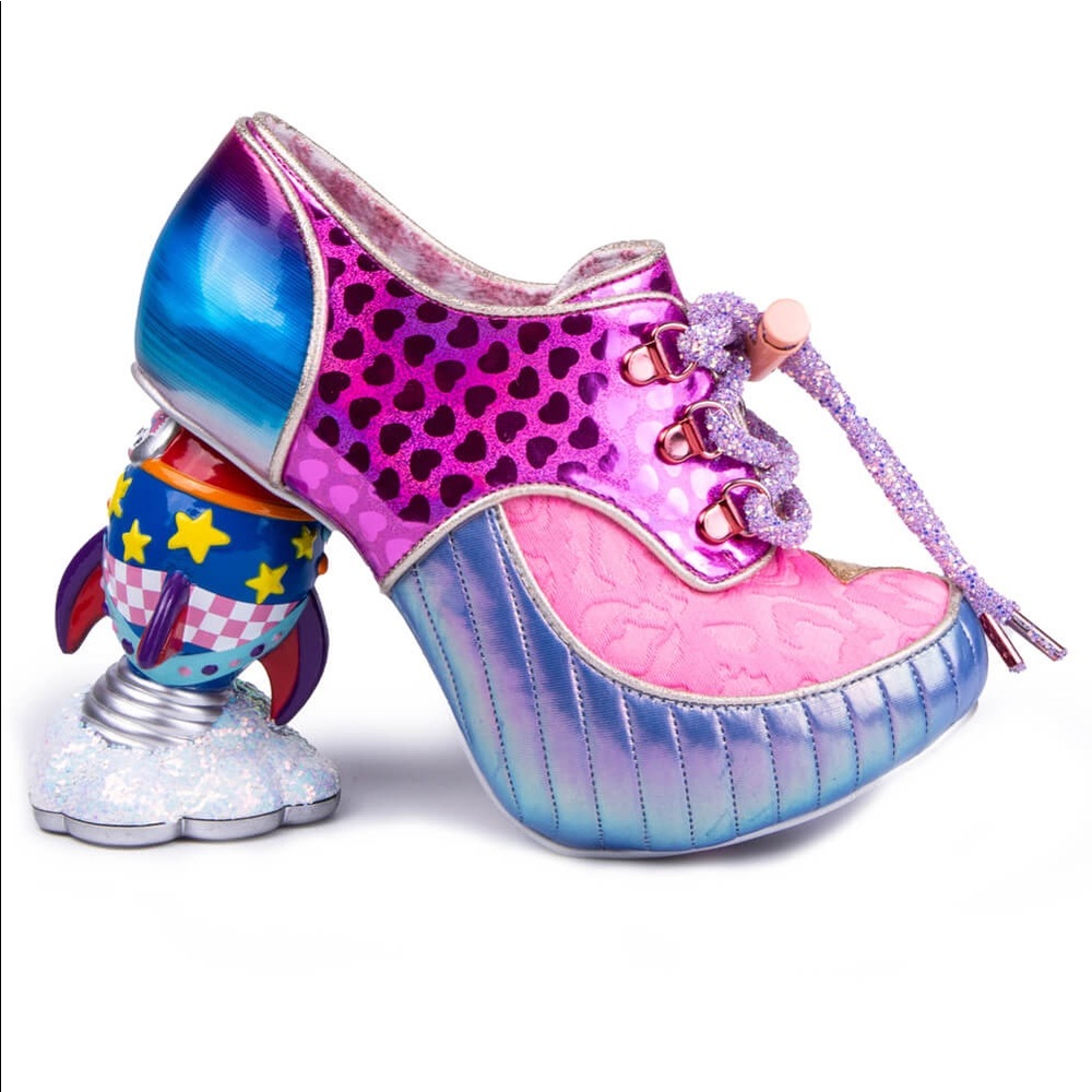 DISO irregular choice Pink space race size 39 NOT FOR SALE
